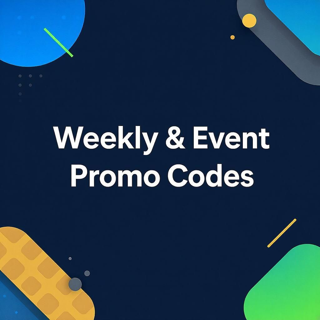 Weekly & Event Promo Codes